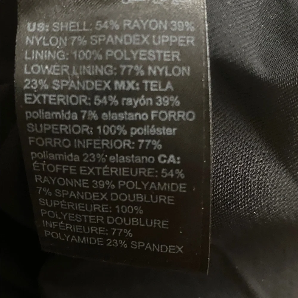 WHBM size 6 black NWT body perfecting dress - Picture 9 of 9